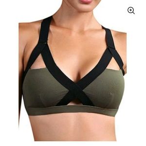 Strappy Cut-Out Sports Bra